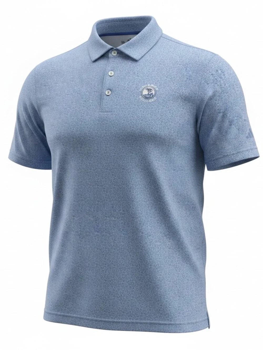 Adidas Pebble Beach Golf Links Floral Performance Polo Shirt